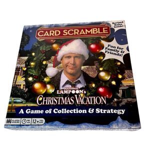 National Lampoon's Christmas Vacation Card Scramble Board Game New Sealed